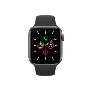 Apple Watch Series 5 - Caixa De Alumínio Cinza Espacial - Pulseira Esportiva Preto